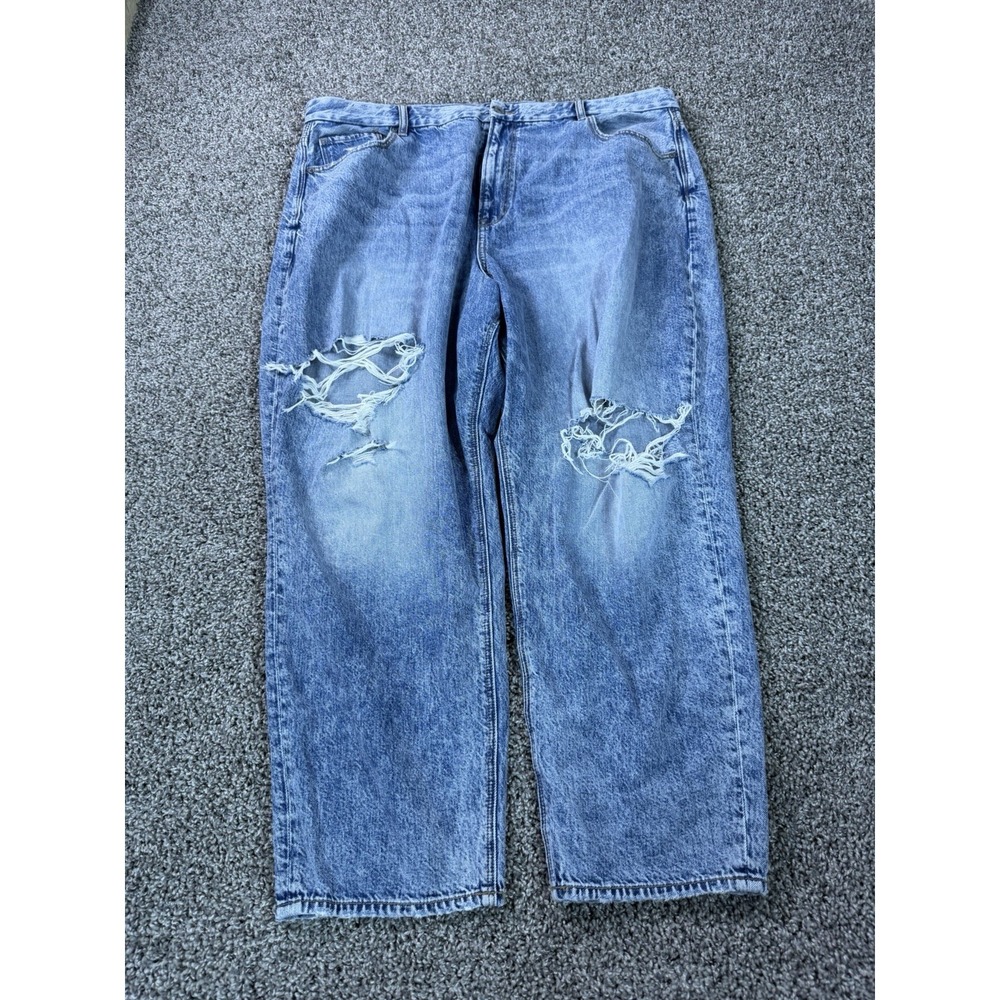 American Eagle Curvy Mom Jeans Women's Size 22 Blue - Picture 1 of 13